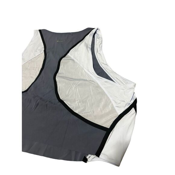 NIKE Womens Yoga Dri-fit Luxe Cropped Tank Top Blue Training 1X - Picture 5 of 6